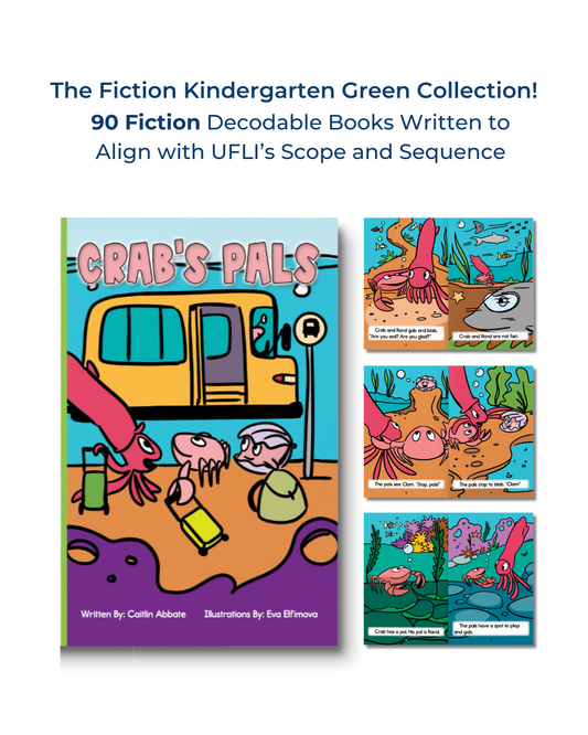 Developing Decoders Kindergarten Green Fiction Collection (90 titles + 12 Anthologies, with 6 copies of each)