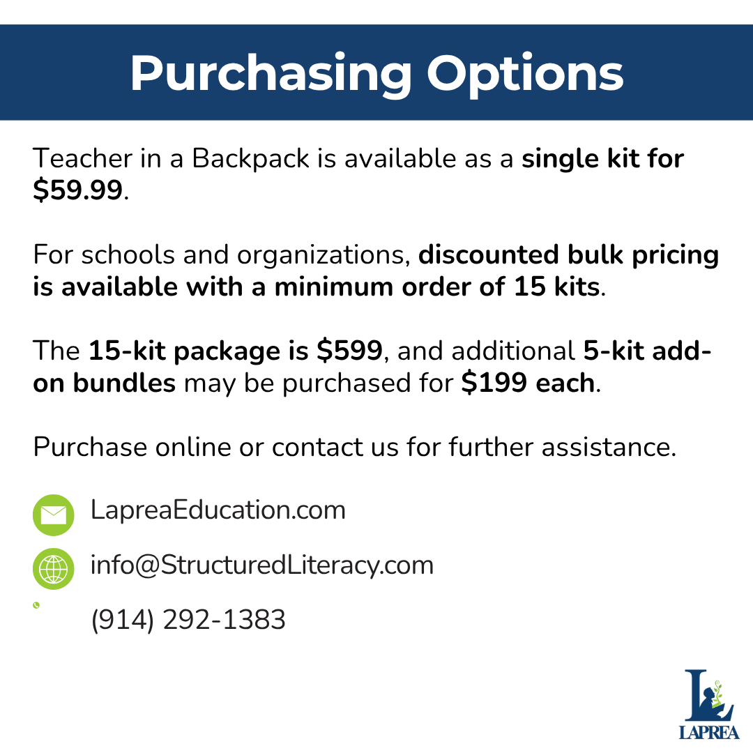 Teacher in a Backpack - Fifth Grade (Set of 5)
